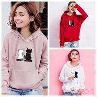 Korean Women Hoddies Cartoon Sweater shirts