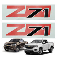 iBarod Sticker สติ๊กเกอร์ ข้างกะบะ Z71 สีดำ+แดง สำหรับ เชฟโรเล็ต โคโรลาโด Chevrolet Colorado ปี 2012 - 2017