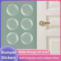 Transparent Anti-collision Sticker Silicone Door Handle Protector Non-slip Self-adhesive Round Furniture Anti-collision Cushion Decorative Door Stops