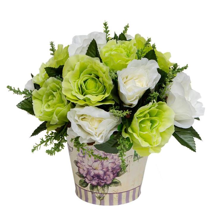 u-ro-decor-รุ่น-ช่อกุหลาบ-สีเขียว-ขาว-ในกระถางดอกไม้-violet-s-ไวโอเล็ต-เอส-ยูโรเดคคอร์-กระถาง-แต่งบ้าน-ใส่ของ-ดอกไม้-ประดิษฐ์-flower-ช่อดอกไม้