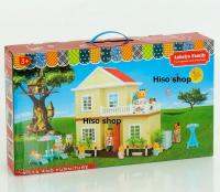 บ้านซิลวาเนียนหลังใหญ่ Happy Family House Silvanion ของเล่นเสริมพัฒนาการ บ้านสัตว์ 2  ชั้น