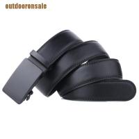 [ods] Mens Automatic Buckle Belt Slip Buckle Business Casual Leather Waist Belt