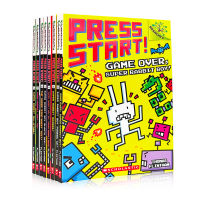 8เล่มชุด Press Start Super Rabbit Boy Book Sets In English Story Books For Kids Manga Book English Children Learing
