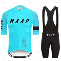 ZZOOI 2023 New MAAP Cycling Jersey Men Team Bike Jersey Kit Breathable MTB Maillot Ropa Ciclismo Bib Shorts Triathlon Cycling Clothing