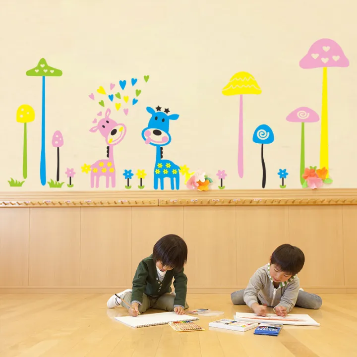 Kindergarten wall decoration selfadhesive wall stickers classroom