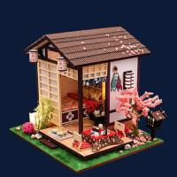 DIY Creative Handcraft Miniature Dollhouse with Realistic Furniture LED Light