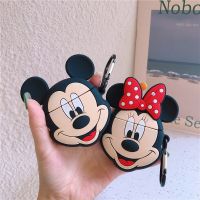 Mickey Mouse Minnie Cartoon 3D Silicone Case for Airpods 1 2 pro Bluetooth Headset Protective Case for AirPods Anti-Drop Case Wireless Earbud Cases