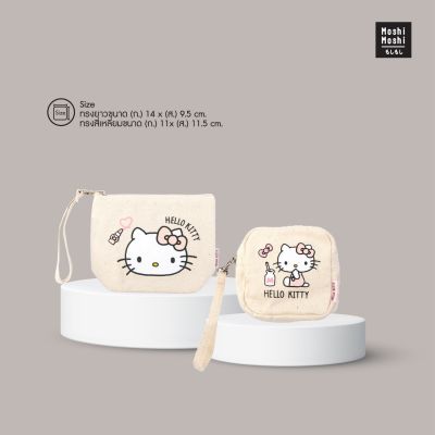 Moshi Moshi กระเป๋าสตางค์ ลาย Hello Kitty ลิขสิทธิ์แท้จากค่าย Sario รุ่น 6100001574-575