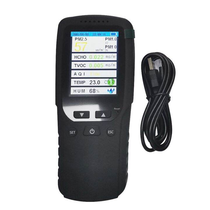 Multifunction Air Quality Monitor, Formaldehyde Detector, Pollution