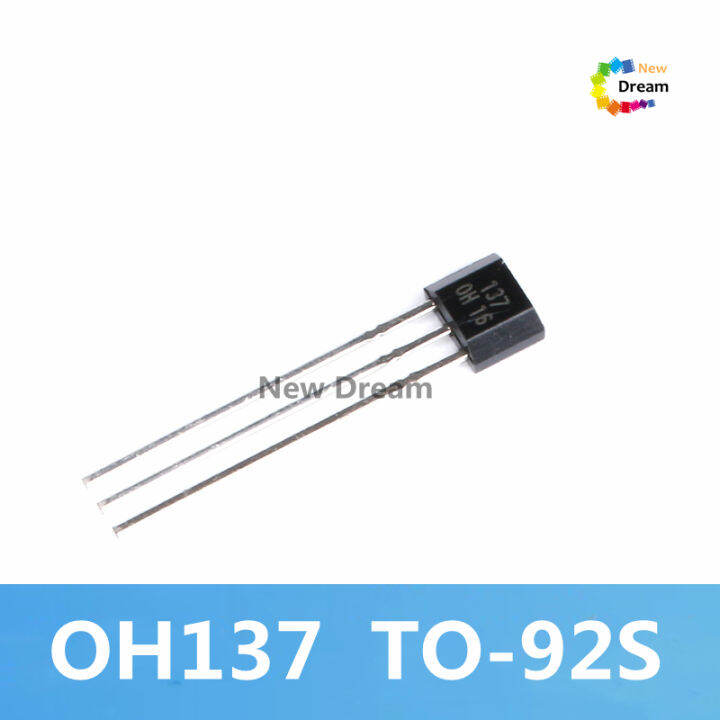 10pcs OH137 Sensor Hall Effect Switch TO92S Transistor Silk