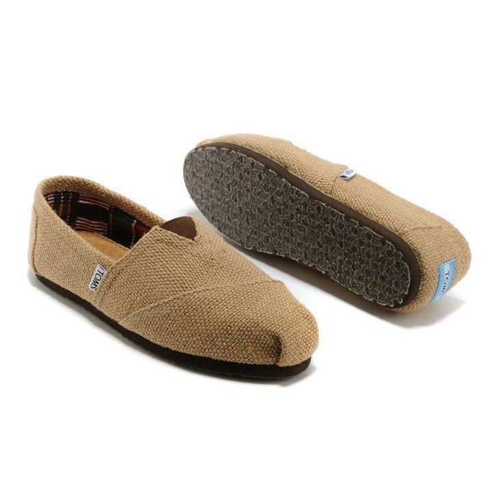 แท้-toms-รองเท้าผ้าใบลําลอง-ส้นแบน-สีเหลือง-สีน้ําตาล-สําหรับผู้ชาย