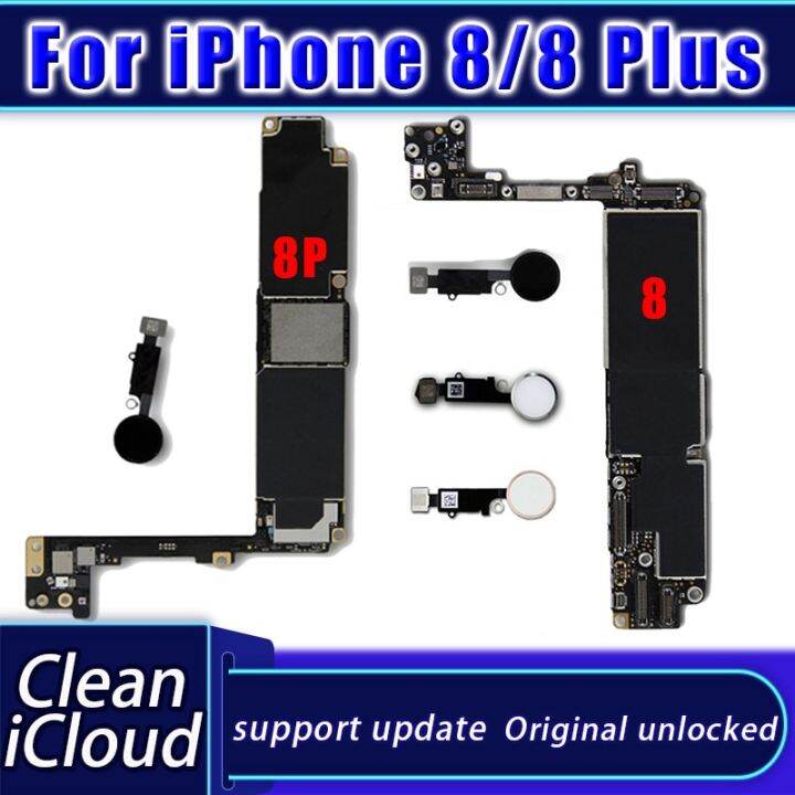 100% Original Free iCloud Motherboard For iPhone 8 Plus With/NO Touch
