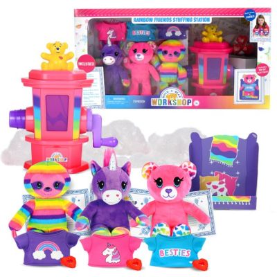 Just Play Build-A-Bear Workshop© Rainbow Friends Stuffing Station, 21 pieces, Kids Toys for Ages 3 up ราคา 2,290 - บาท
