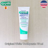 GUM® Original White Toothpaste 75 ml ยาสีฟัน ฟันขาว ขจัดคราบเหลือง เพื่อสุขภาพเหงือกและฟันที่ดี