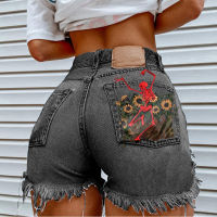 Skinny Jeans Shorts Women Vintage Distressed Denim Shorts Casual Trousers Women Jeans y Buttock Streetwear Hot Short Pants