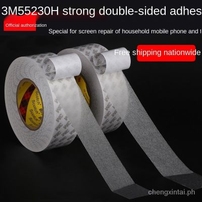3M Nano Tape Traceless Reusable Double Sided Side Nano Tape3M55230HDouble-Sided Adhesive Repair Mobile Phone Screen Ultra-Thin Double-Sided Adhesive Tape Car Strong AdhesiveKTBoard Super Sticky Traceless High Temperature Resistant Transparent Double-