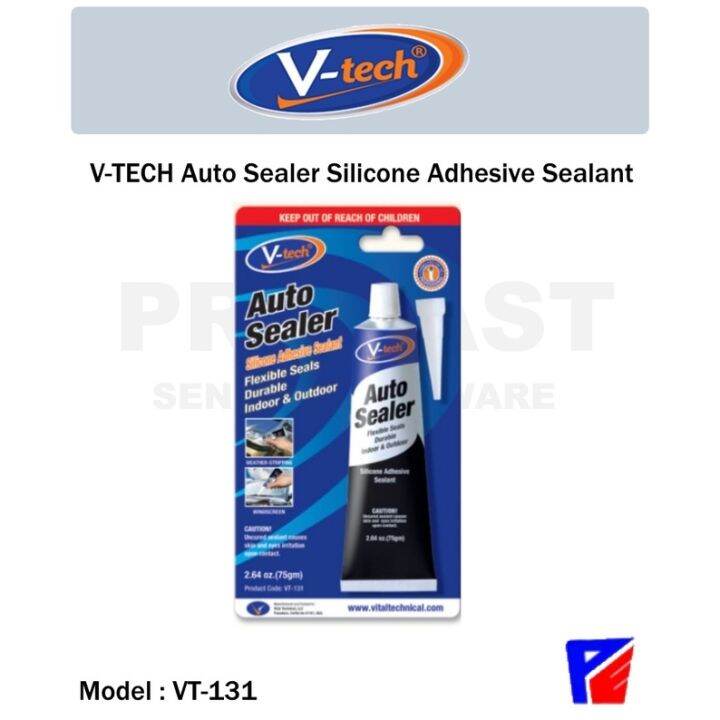 VTECH Auto Sealer Silicone Adhesive Sealant/For Windscreen or Weather