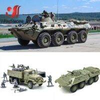 โมเดล1:72 BTR-80 M35รถหุ้มเกราะรถบรรทุกขนส่งสินค้า M1046 KFZ.305 BLITZ บล็อคก่อสร้าง Asseblaggio Di Veicoli Militari Army