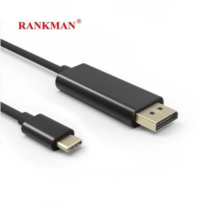 rankman-type-c-thunderbolt-3-to-dp-display-port-4k-displayport-cable-for-macbook-huawei-p30-dock-samsung-s20-dex-tv-monitor