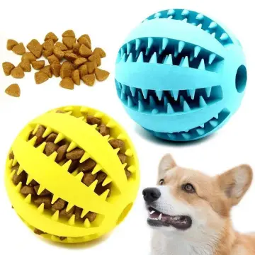 Tennis Tumble Dog Toy Bite-resistant Puzzle Toys Natural Rubber
