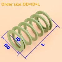 In Stock 1Pcs Outer Diameter 11~42mm Length 10~300mm Green Spiral Stamping Compression Mould Die Spring Nails Screws Fasteners