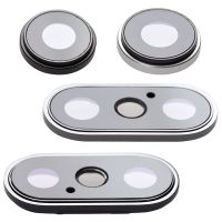 1pcs Back Rear Camera Glass Lens Ring Cover With Frame Holder For iPhone X XR XS Max