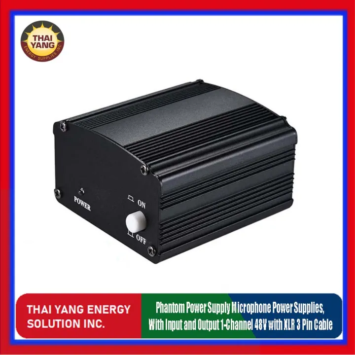 Phantom Power Supply Microphone Power Supplies, With Input and Output 1