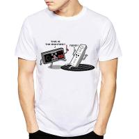 Newest MenS Funny Remote Control/Phone/Book Printed T-Shirt Summer Cool Tops Fashion Tees