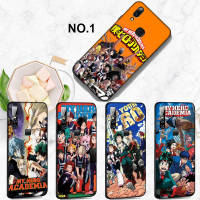 Casing หรับ OPPO F5 A73 F7 F9 Pro A7X F11 F17 F19 A74 A95 Pro Find X3 Pro Lite Neo R9 R9s F1 Plus A76 Reno 7 7Z 6Z EL81 My Hero Academia Anime Pattern Phone เคสโทรศัพท์