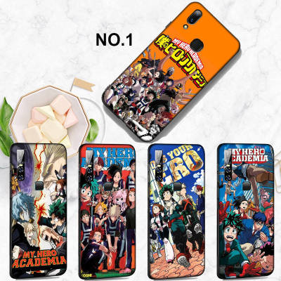 Casing หรับ Vivo Y20 Y30 Y31 Y50 Y51 Y12s Y5s Y70 Y19 S7 V23 Pro Y20i Y20s Y21 Y33s Y21S Y11s V19 V20 SE EL81 My Hero Academia Anime Pattern Phone เคสโทรศัพท์