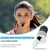 Breathing Fitness Exerciser Lung Respirator Fitness Trainer Water Silicone Breathing Mouthpiece Exercise Training Equipment Tool