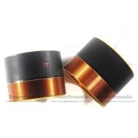 2 pcs Voice Coil 77mm Glass fiber woofer loudspeaker 8 Ohm In/Out 2Layers