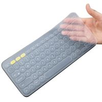 EU US K380 Keyboard Cover for K380 Wireless Clear Silicone Film TPU Protector Skin Case English Keyboard Accessories