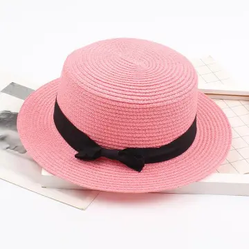 Summer Woman Sun Hats Female Outdoor Visor Caps Hand Made Straw