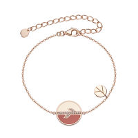 Thaya Real 925 Silver Branch Bracelet 18K Plated Rose Gold Enamel Brown Silver Bracelet Dainty Bangles for women Fine Jewelry