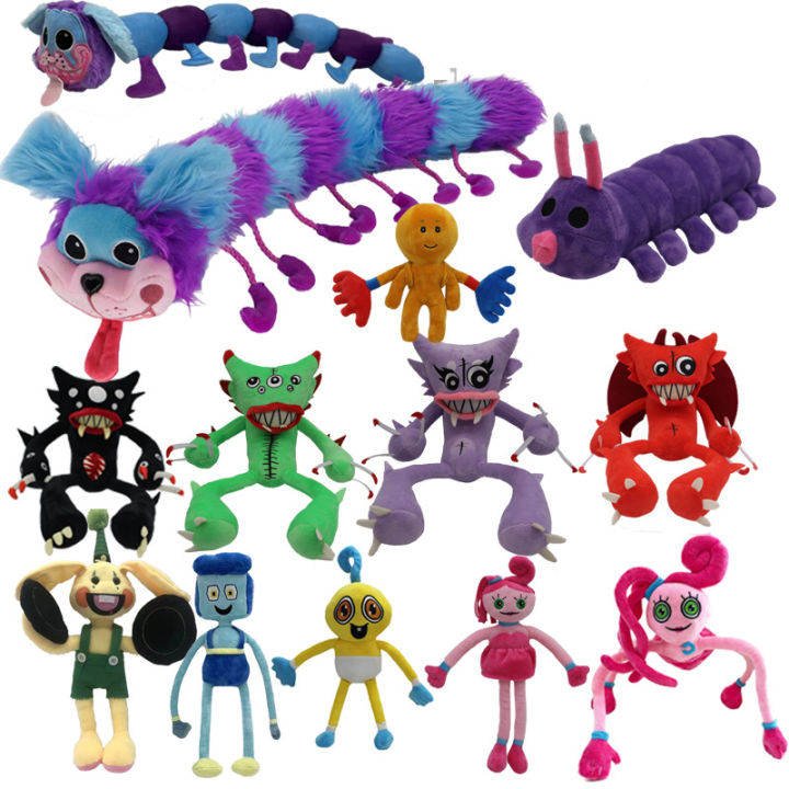 30-60cm New Big Spider Huggy Wuggy Mommy Long Legs Plush Toy Poppy Playtime  Caterpillar Dog Peluche Cartoon Stuffed Toy Children kids Gifts