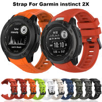 ซิลิโคนอ่อนนุ่มสายนาฬิกาสำหรับ Garmin Instinct 2X วงเปลี่ยนวงสายรัดข้อมือสำหรับ Garmin Instinct 2X อุปกรณ์เสริมดูสมาร์ท