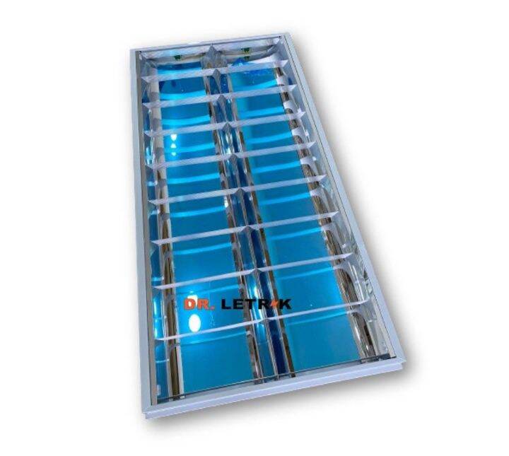 2X4 ft LED Top Mirror Reflector Ceiling Down Light Office Recessed