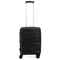 ELLE Travel Samson Collection, 100% PP (Polypropylene). Cabin Size 20" Luggage, Double Coil Secure Zipper, Expandable, 360 Spinner, Height Adjustable Aluminum Trolley