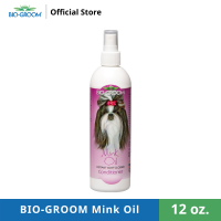 BIO-GROOM Mink Oil สเปร์ยคอนดิชั่นเนอร์สำหรับสุนัขและแมว ขนาด 12 oz.