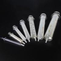 ✚✺ 1-100ML Glass syringe Glass enema sampler dispensing with ink chemical medicineEnema syringe Feeding booster