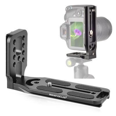 DSLR Camera L Bracket Vertical Horizontal Switching Tripod Head Quick Release Plate Arca Swiss for Digital Camera Stabilizer