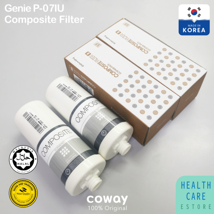 Coway Genie Composite filter for P07IU (2 Filter Pack) [Made In Korea