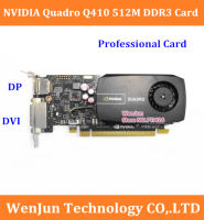 รายละเอียดลำโพงเดิมสำหรับ NVIDIA ยึด Quadro 410 512เมตร DDR3 PCI-E 16X วิดีโอกราฟิกการ์ด DP DVI พอร์ตครูโดยตรงวาดการออกแบบ