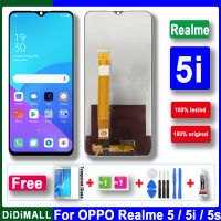 อะไหล่หน้าจอสัมผัส LCD Digitizer,อะไหล่จอขนาด100% นิ้วสำหรับ Oppo Realme 5 RMX1911/5S RMX1925 / 5i RMX2030