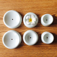 White 6pcs button-shaped Fondant Flower Molding Drying Mold Fondant Forming Cups Dry Gumpaste Icing Decorating Kit Tools