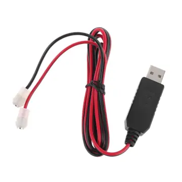 USB to 1.5V 3V 4.5V 6V 12V LR6 AM3 AA Dummy Battery Cable Replace