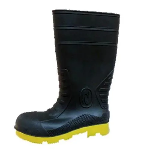 Novus SB-999 Super Tuff Yellow Sole Rubber Steel Toe Safety Boots Foot  Protection Waterproof | Lazada PH