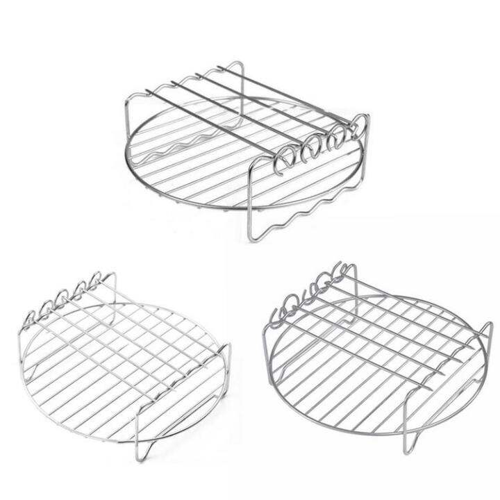 Air Fryer Rack Accessory Air Fryer Double Layer Round Rack Air Fryer