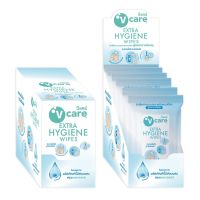 V care วีแคร์ Extra Hygiene Wipes โปรยกกล่อง แอลกอฮอล์ 70%